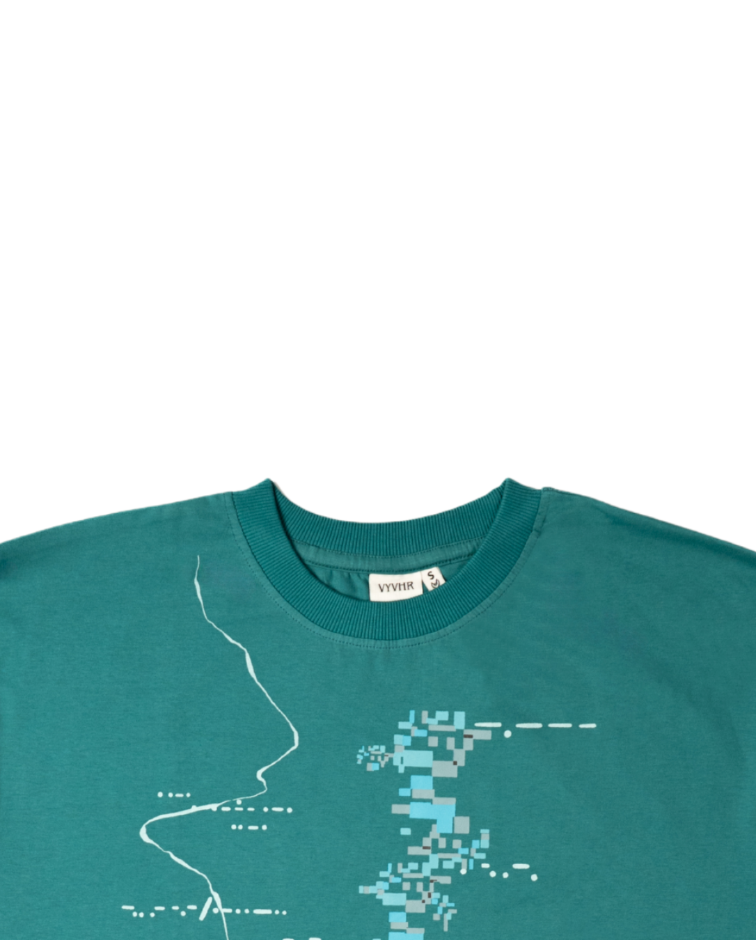 Green Fragment Line T-shirt